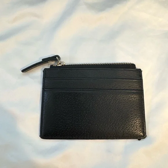 Kate Spade Black Zip Card Wallet - Picture 2 of 4